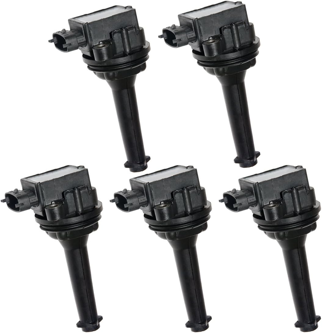 Set of 5 Ignition Coils for Volvo L5 2.3L 2.4L 2.5L N52791
