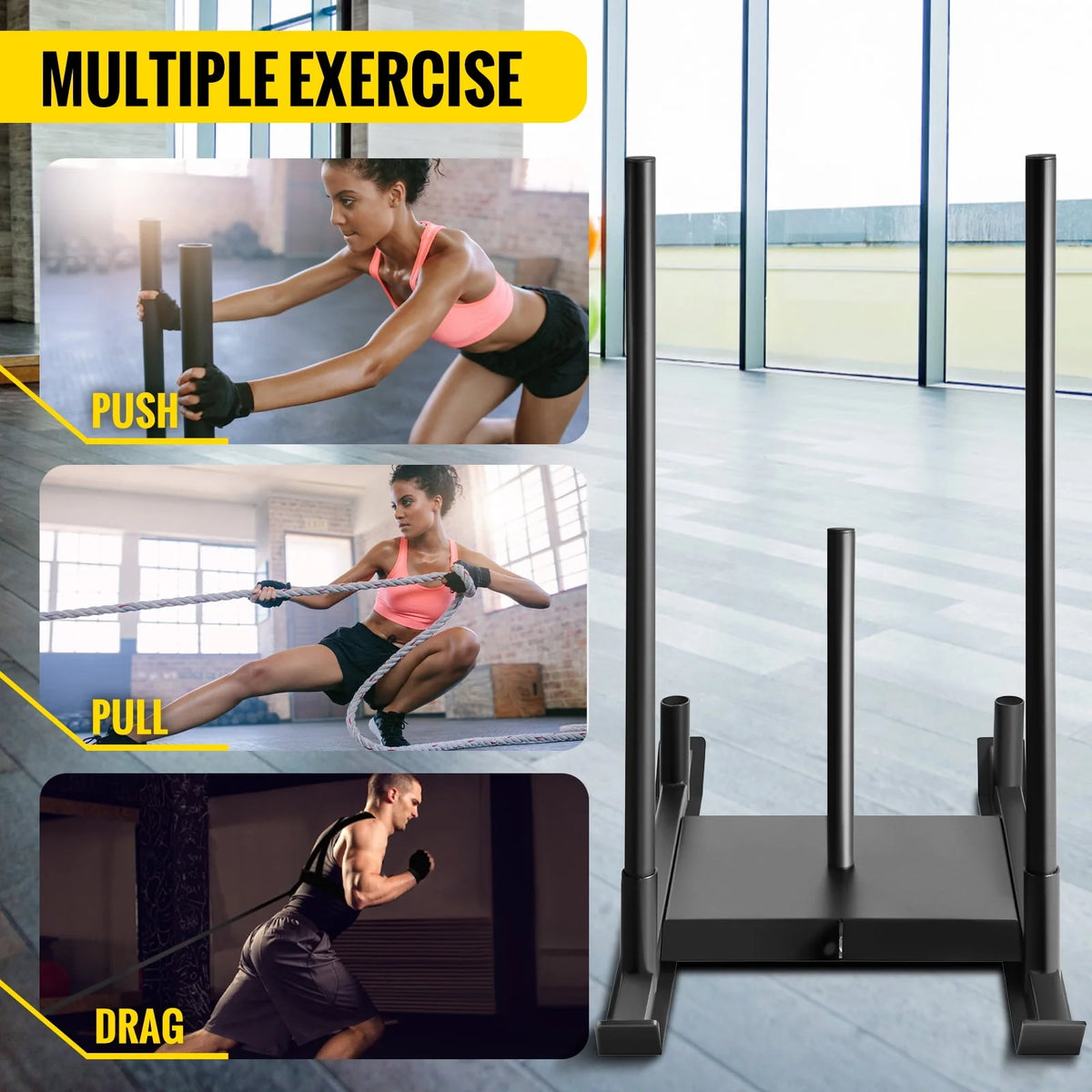 500lbs Capacity Training Sled B3202