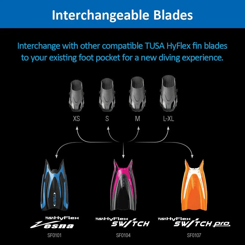 Black Scuba Fin X9715