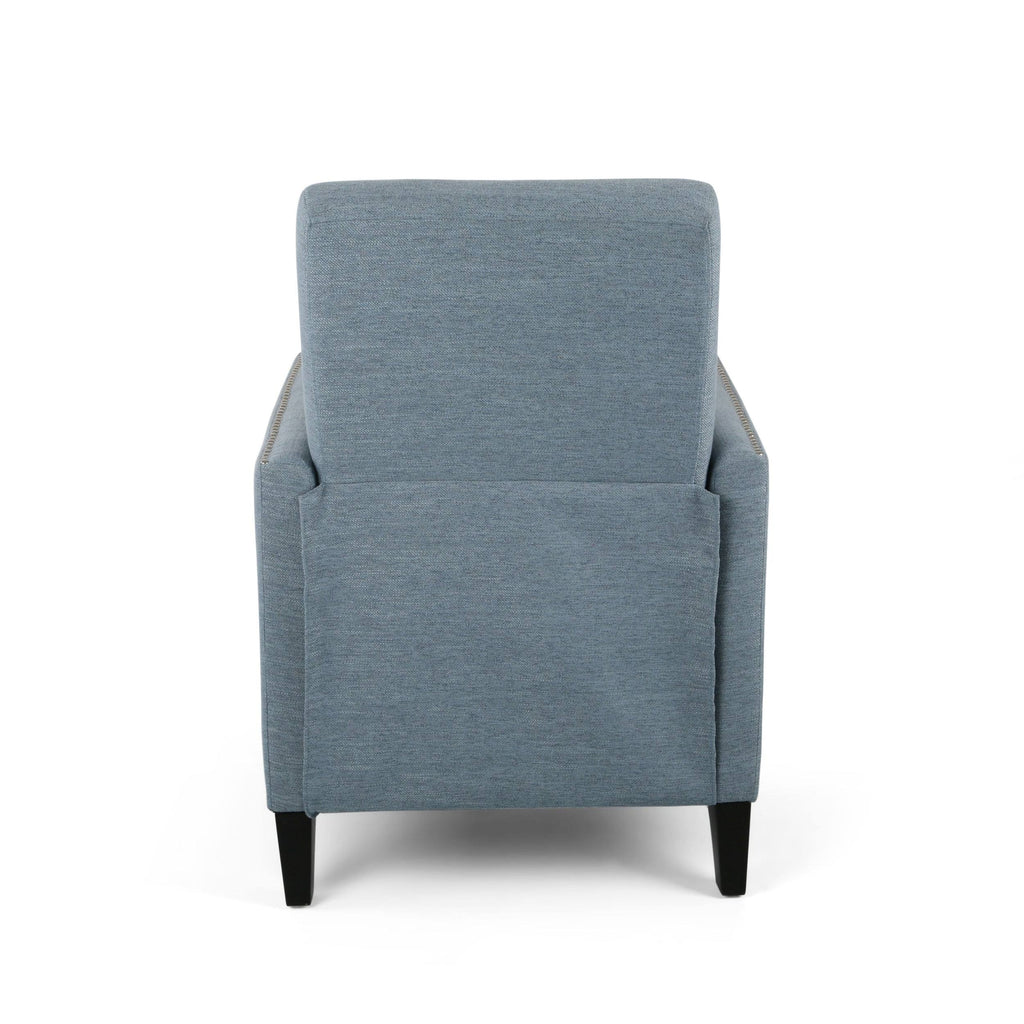 Light Blush Fabric Push Back Recliner U708073