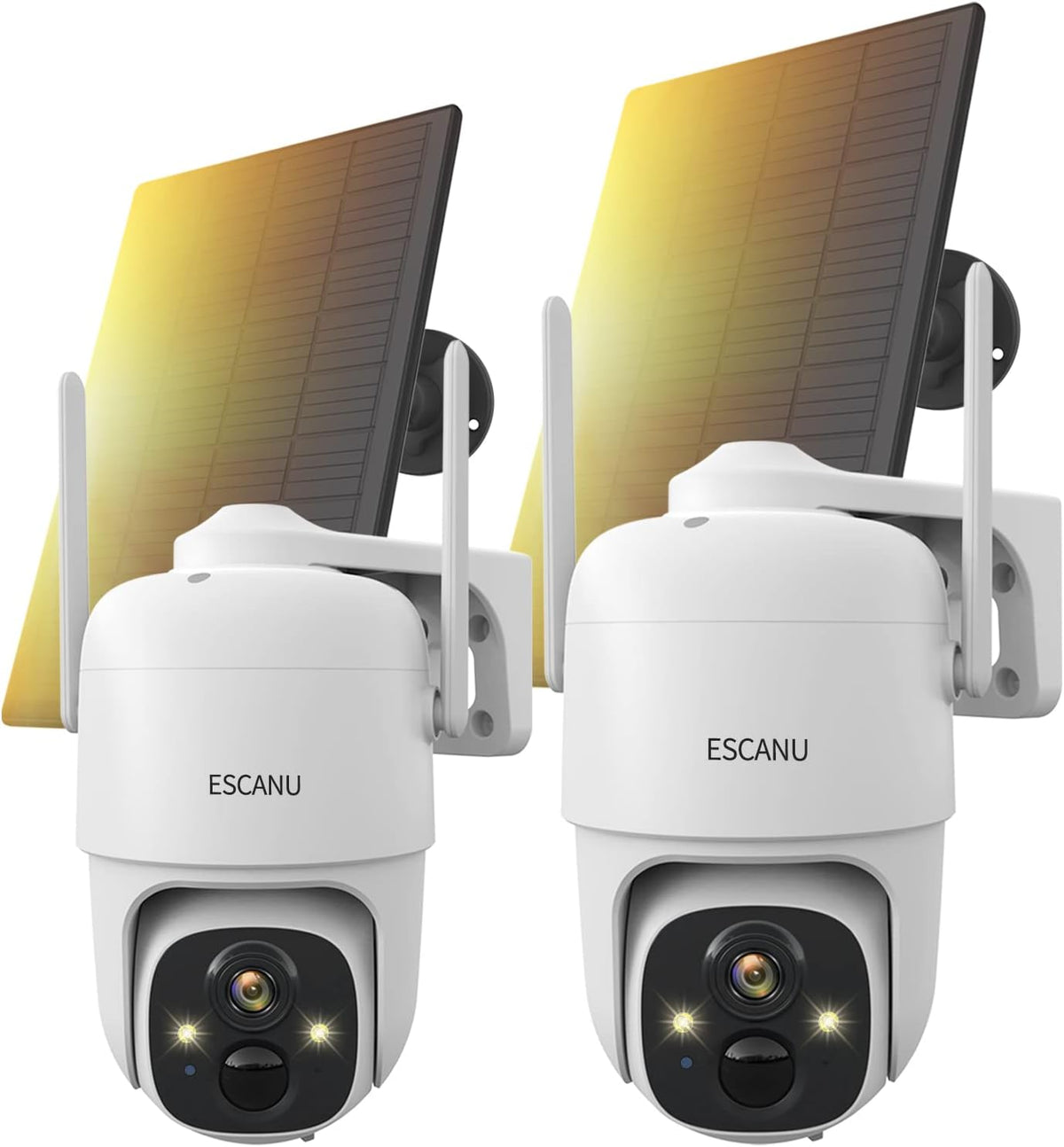Wireless Solar Outdoor Security WiFi Camera with 360 View and IP65 Waterproof G638