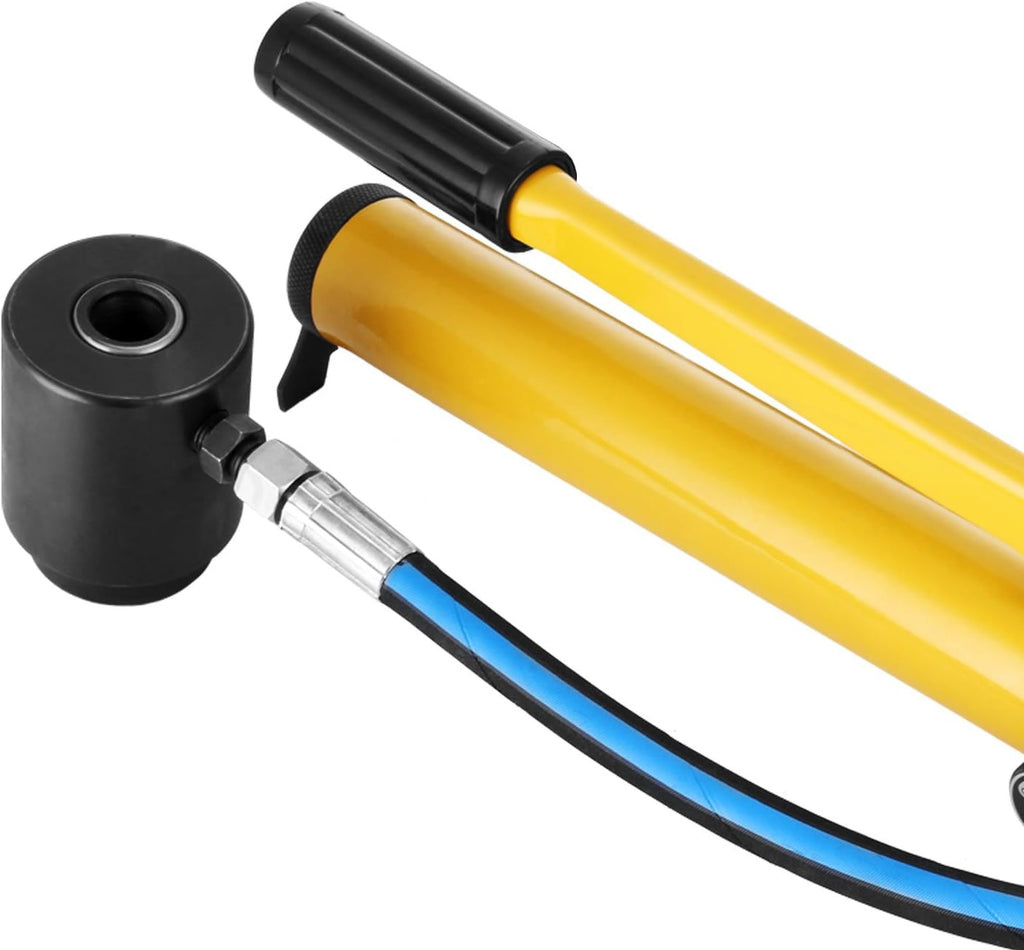 10 Ton Hydraulic Knockout Punch Driver Tool Kit with 6 Dies J93346