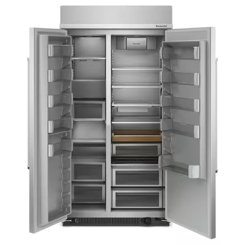 42 in. 25.5 cu. ft. Side-by-Side Refrigerator in Stainless Steel M538708