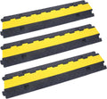 3 Pack 2 Channel Cable Protector Ramp W769
