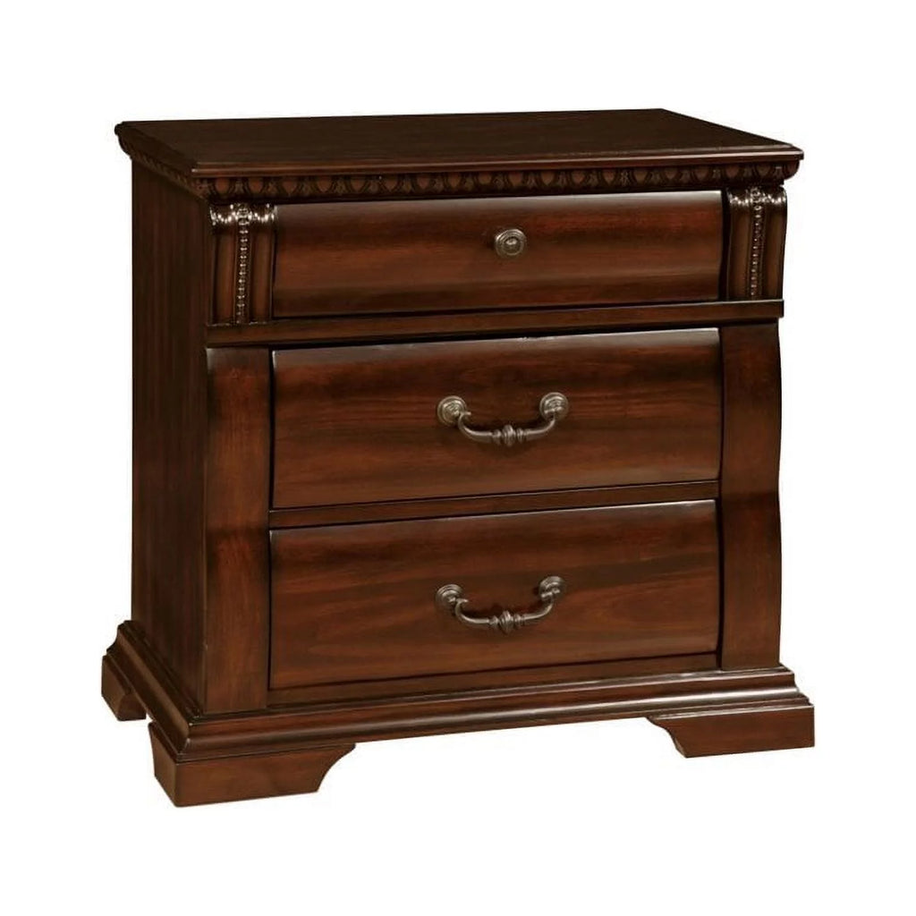 3 Drawer Cherry Nightstand M667