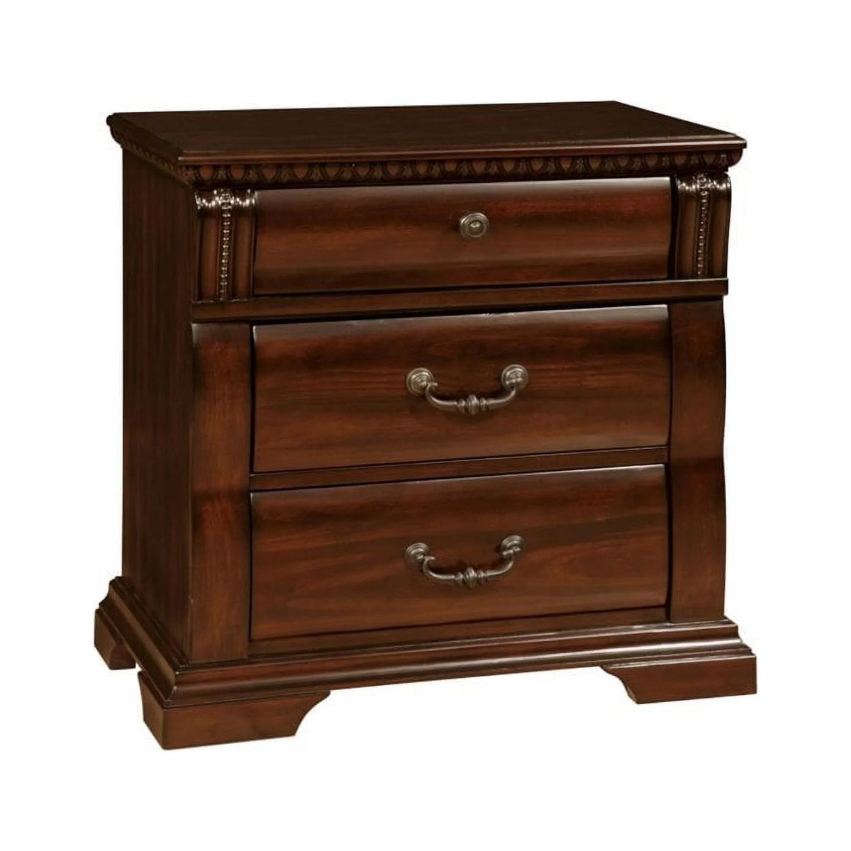 3 Drawer Cherry Nightstand M667