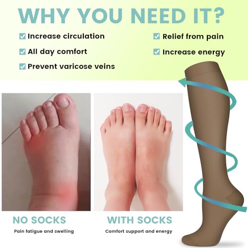 Copper Compression Socks 15-20 mmHg B74884