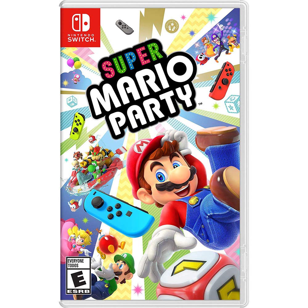 32 GB Console with Neon Blue & Red Joy-Con Bundle with Mario Kart 8 Deluxe + Super Mario Party + Super Mario Maker 2 + Minecraft K54502