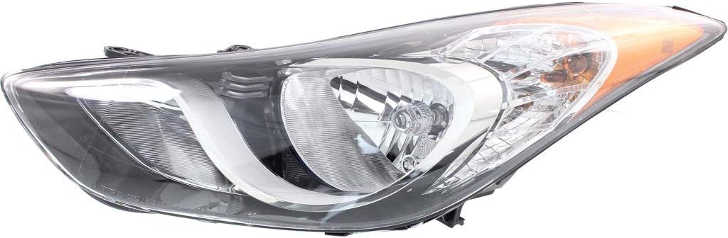 Headlight Assembly Passenger Side Halogen Sedan X7658