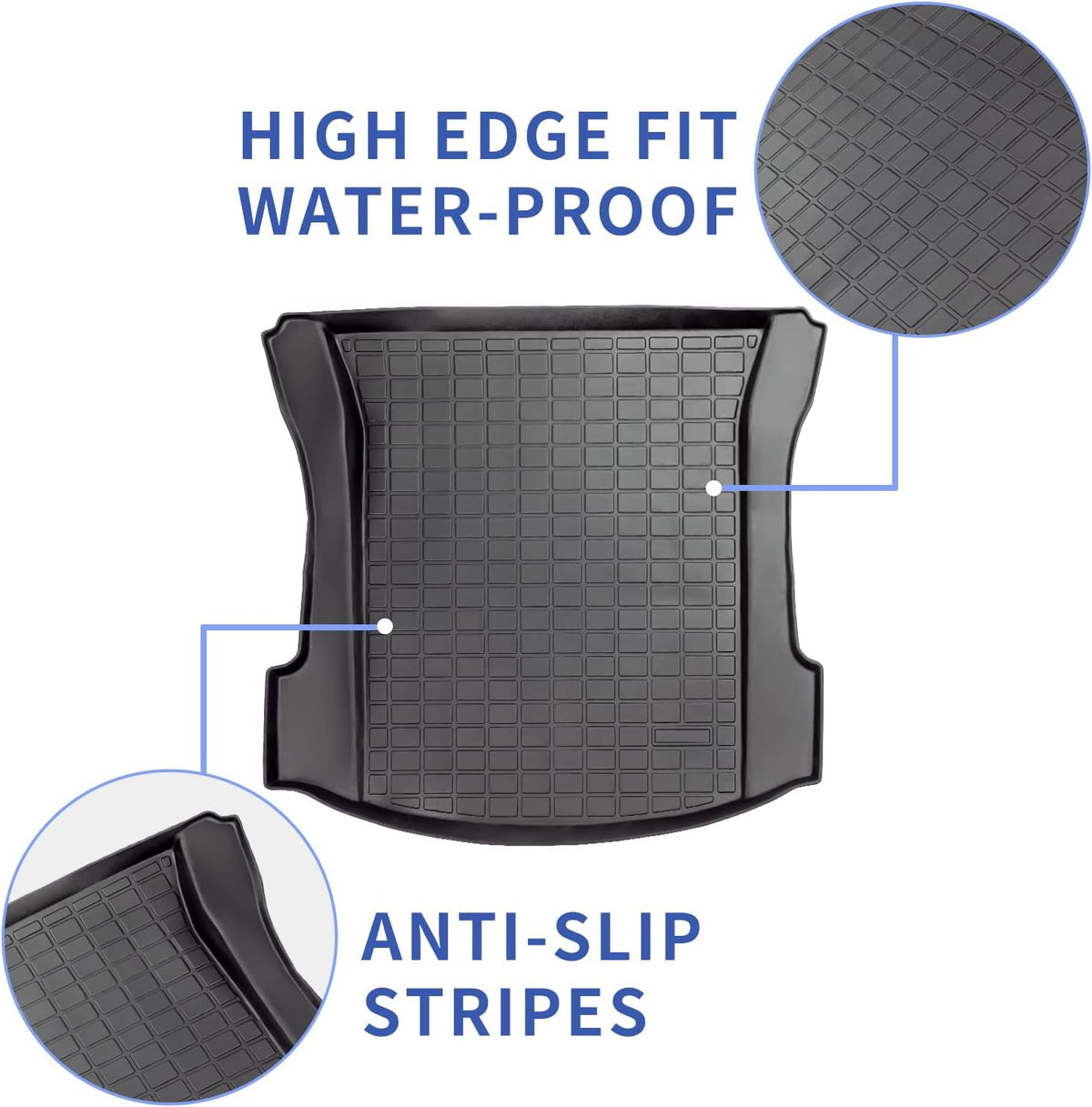 Trunk Mat Cargo Liner 3PCS TPE J9137