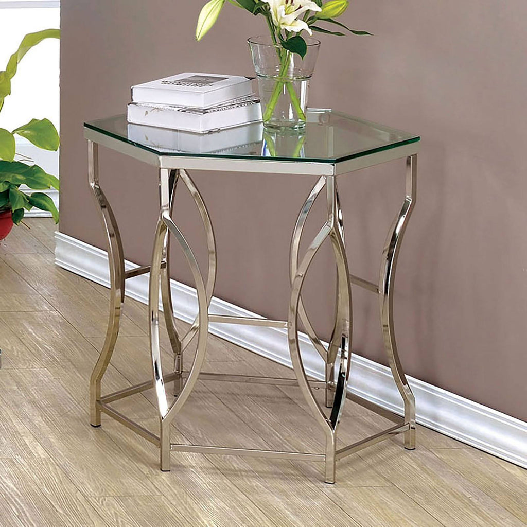 Chrome End Table Z3463