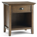 Brown Bedside Table Q2961