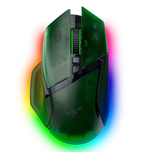 Black Wireless Gaming Mouse with HyperScroll Tilt Wheel J9630