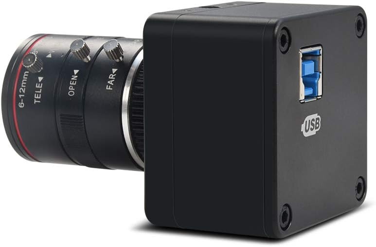 4K USB Camera with 6-12mm Varifocal Manual Lens Webcam K85865