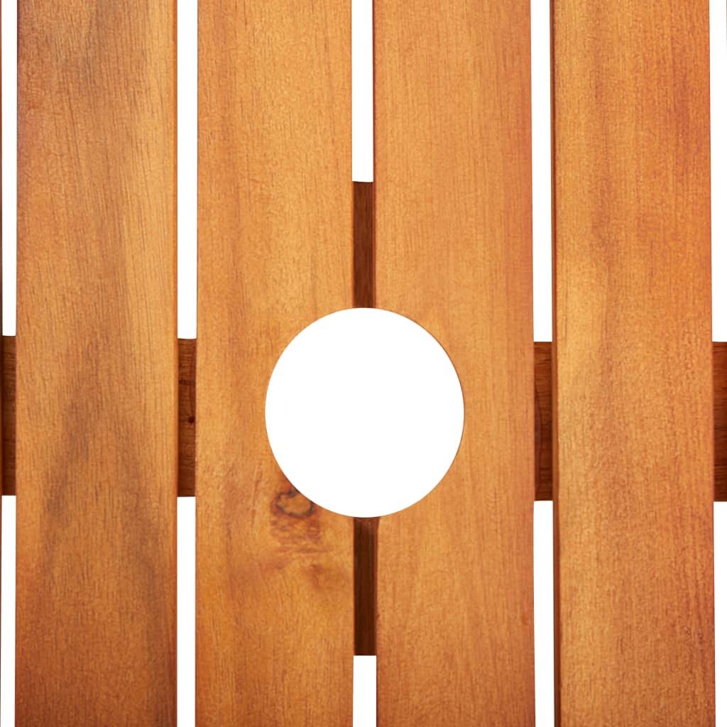Solid Acacia Wood Garden Table F47946