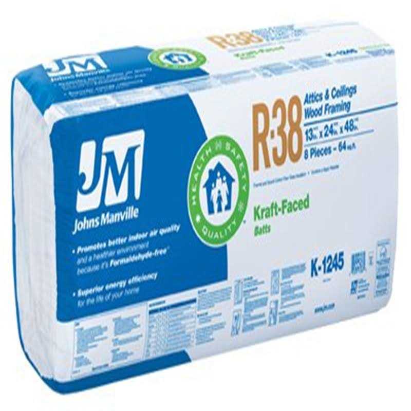 R38 Kraft Batt Fiberglass Insulation 64 Sq. Ft. Q267612