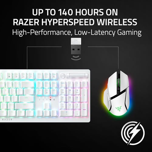 Black Wireless Gaming Mouse with HyperScroll Tilt Wheel J9630