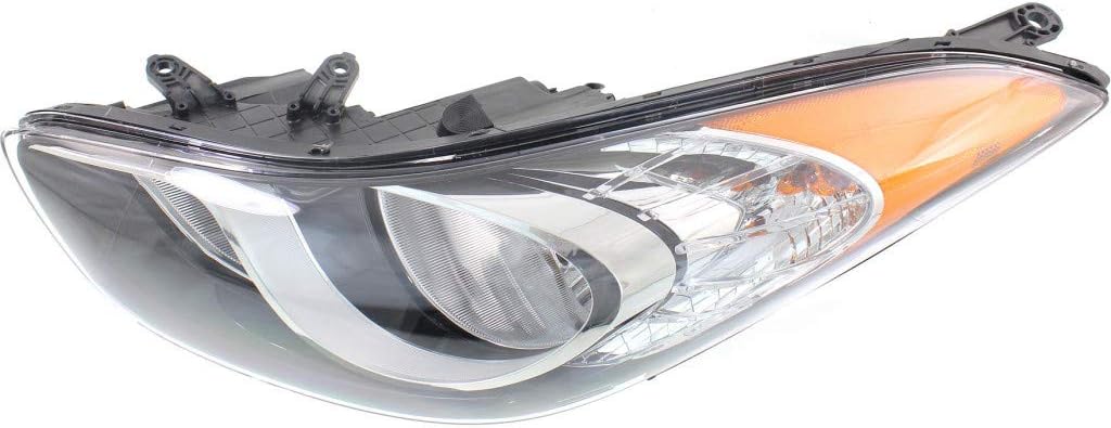 Headlight Assembly Passenger Side Halogen Sedan X7658