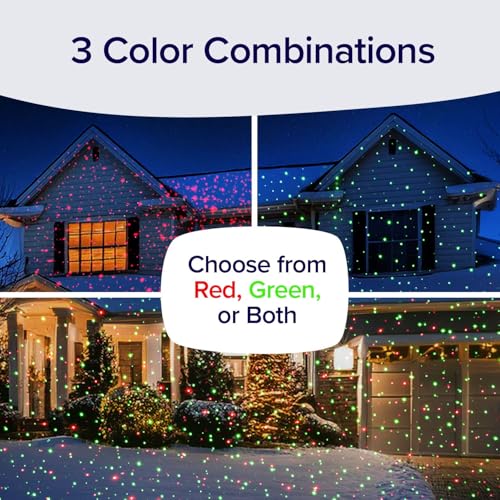 2 Pack Outdoor Christmas Laser Projector with Remote Q9920