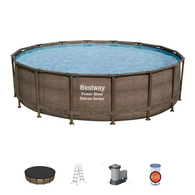 18’ x 48” Round Above Ground Pool Set A838542