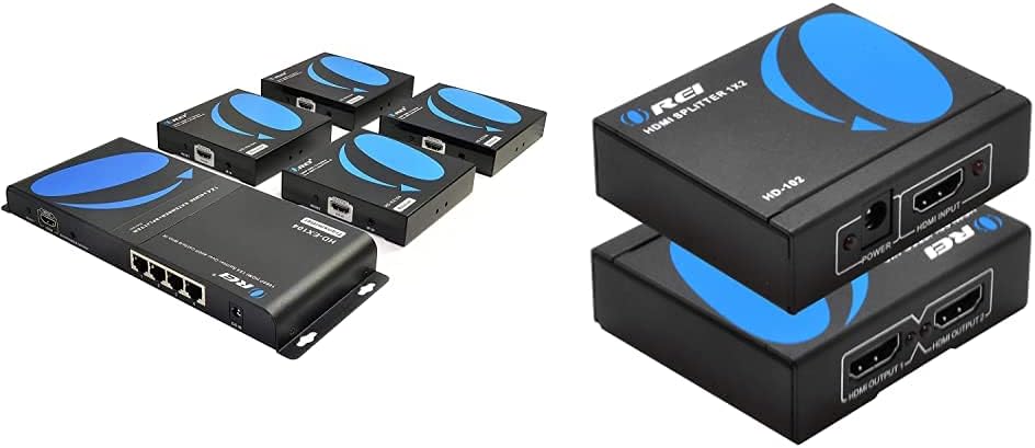 1x8 HDMI Extender Splitter Over Single Cable CAT5e/6/7 with IR Remote B632
