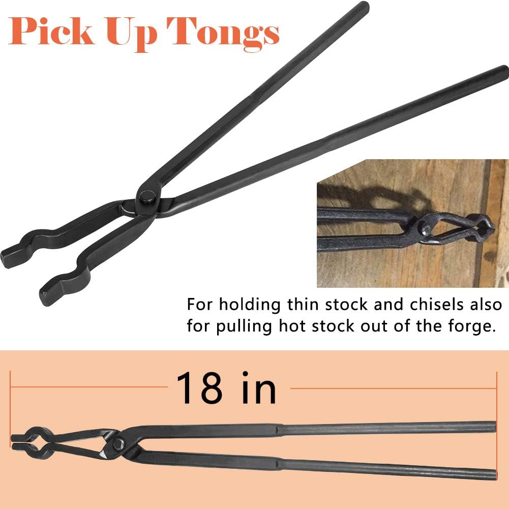 Blacksmith Forge Tongs Set 6 Pcs E360154