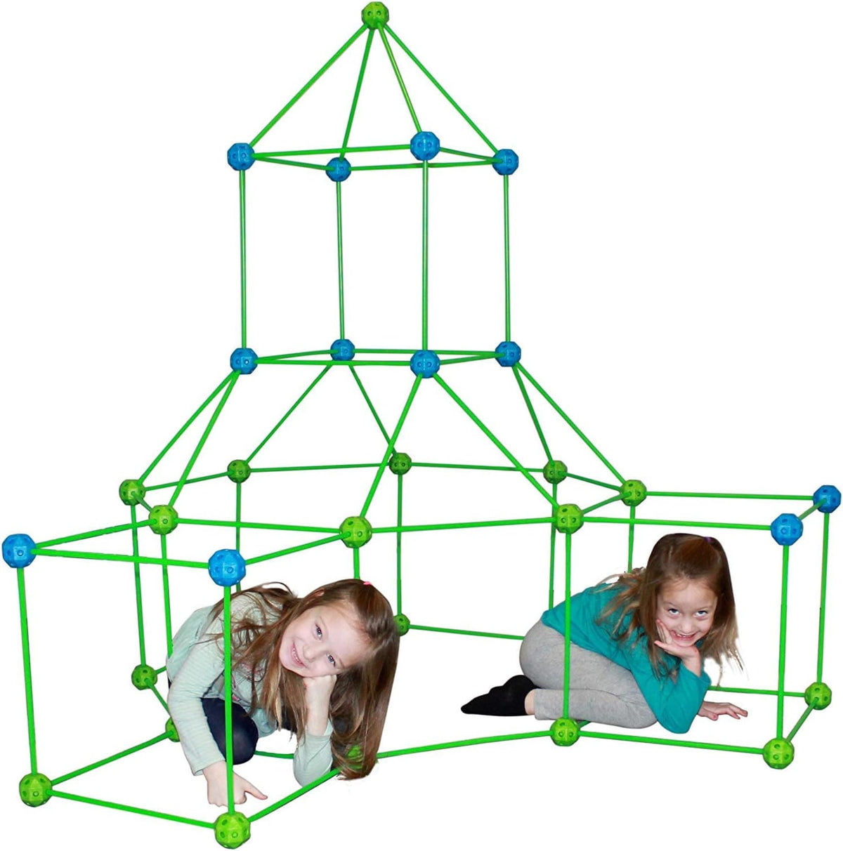 154 Pc Fort Building Kit with Colored Sheets J999705