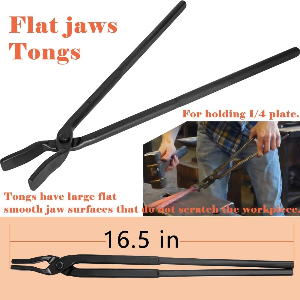 Blacksmith Forge Tongs Set 6 Pcs E360154