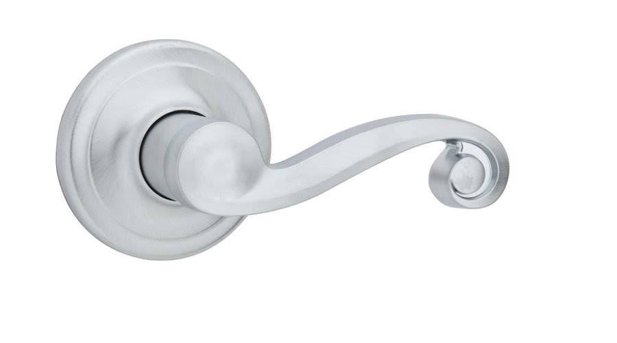Bright Brass Left Hand Double Cylinder Handleset Trim U34375