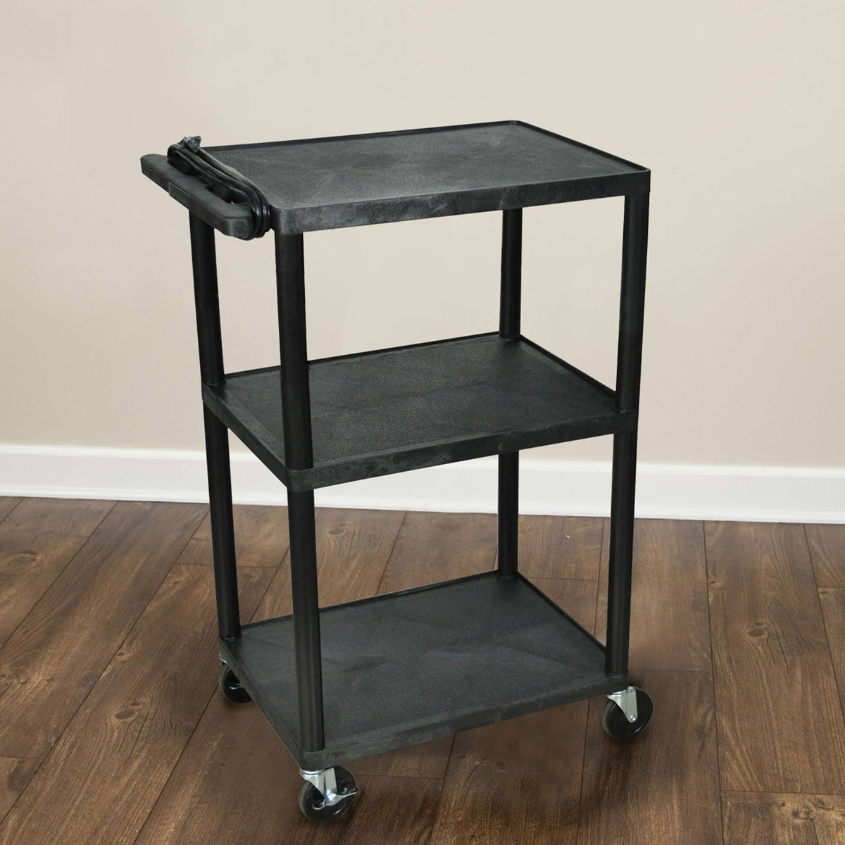 Black 42x22 Presentation Cart T7521