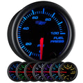 Black 7 Color 100 PSI Fuel Pressure Gauge Kit C708