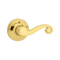 Bright Brass Left Hand Double Cylinder Handleset Trim U34375