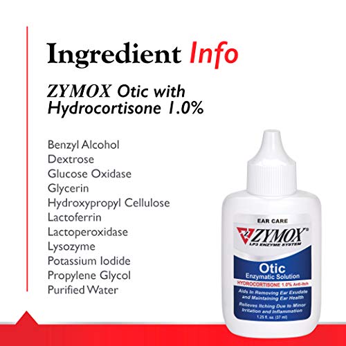 1.25oz Otic Enzymatic Solution with 1% Hydrocortisone A22176