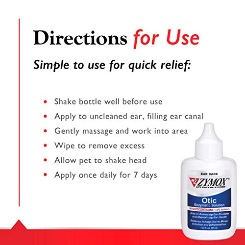 1.25oz Otic Enzymatic Solution with 1% Hydrocortisone A22176