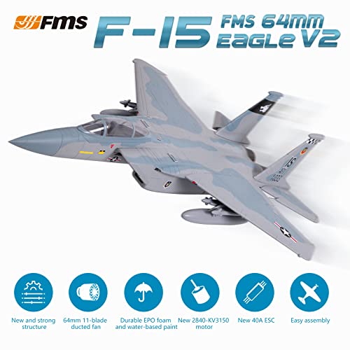 64mm Ducted Fan EDF Sport Jet Remote Control Plane J65543