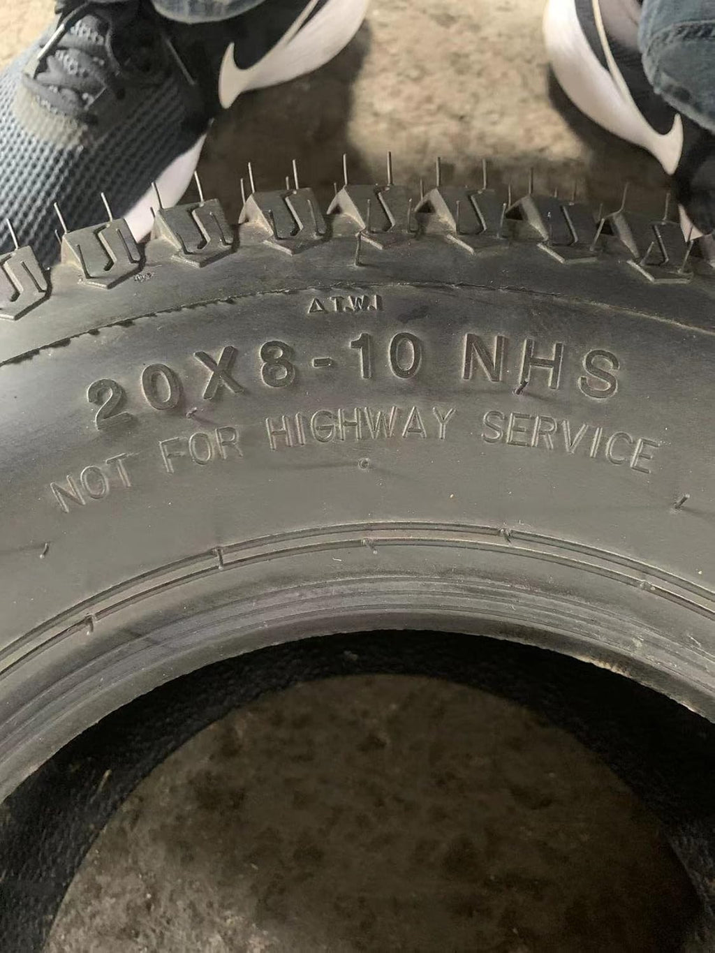 20x8-10 Lawn Mower Tires Set of 2 F102