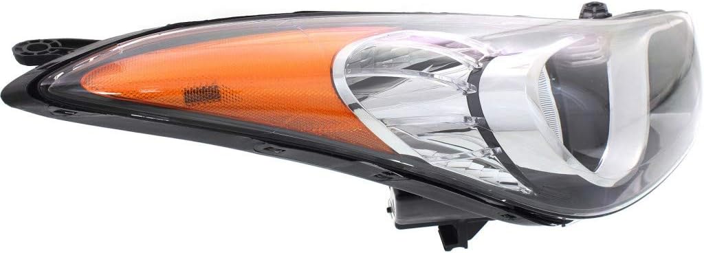 Headlight Assembly Passenger Side Halogen Sedan X7658