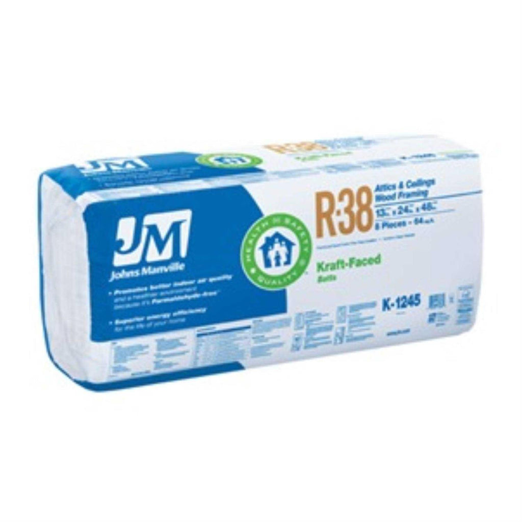 R38 Kraft Batt Fiberglass Insulation 64 Sq. Ft. Q267612