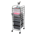 8 Drawer Storage Bin Organizer Cart N1921