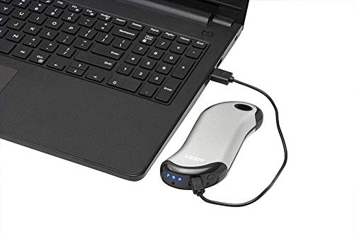 Silver Rechargeable Hand Warmer Y49156