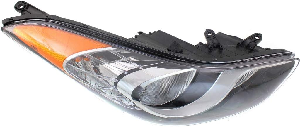 Headlight Assembly Passenger Side Halogen Sedan X7658