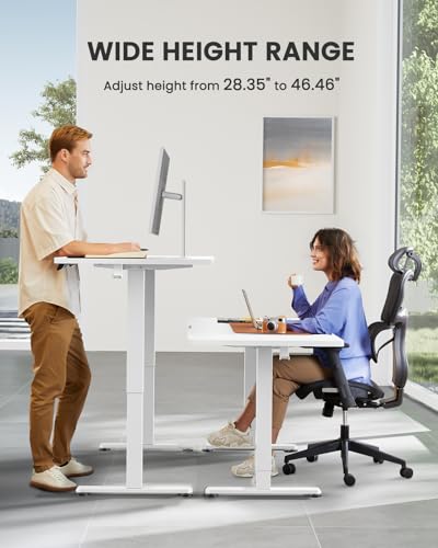 48 x 24 Inches Height Adjustable Electric Standing Desk with Memory S60592