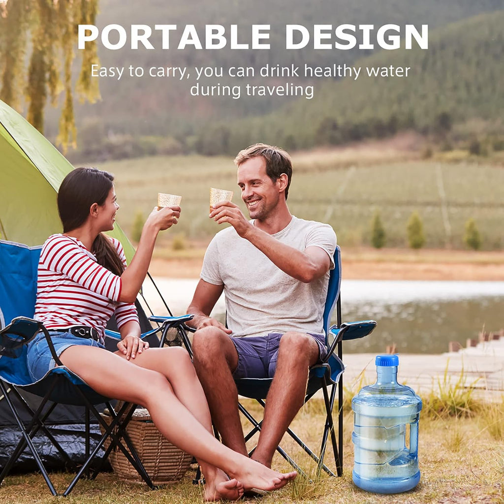 Plastic 5 Gallon Water Bottle with Cap PVC U74984