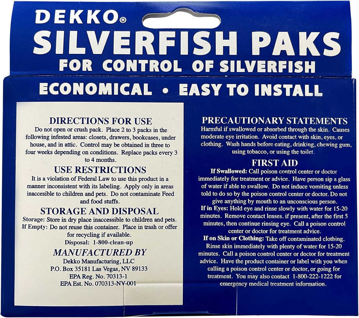 Silverfish Paks Pack of 2 K263915