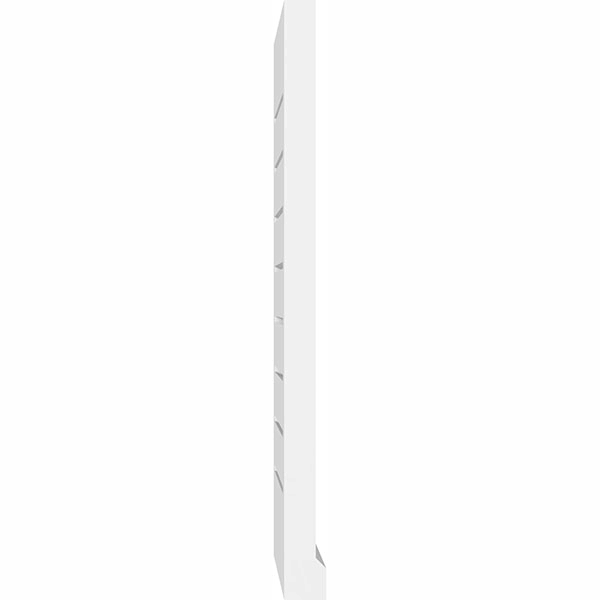 Vertical Surface Mount PVC Gable Vent Z74184