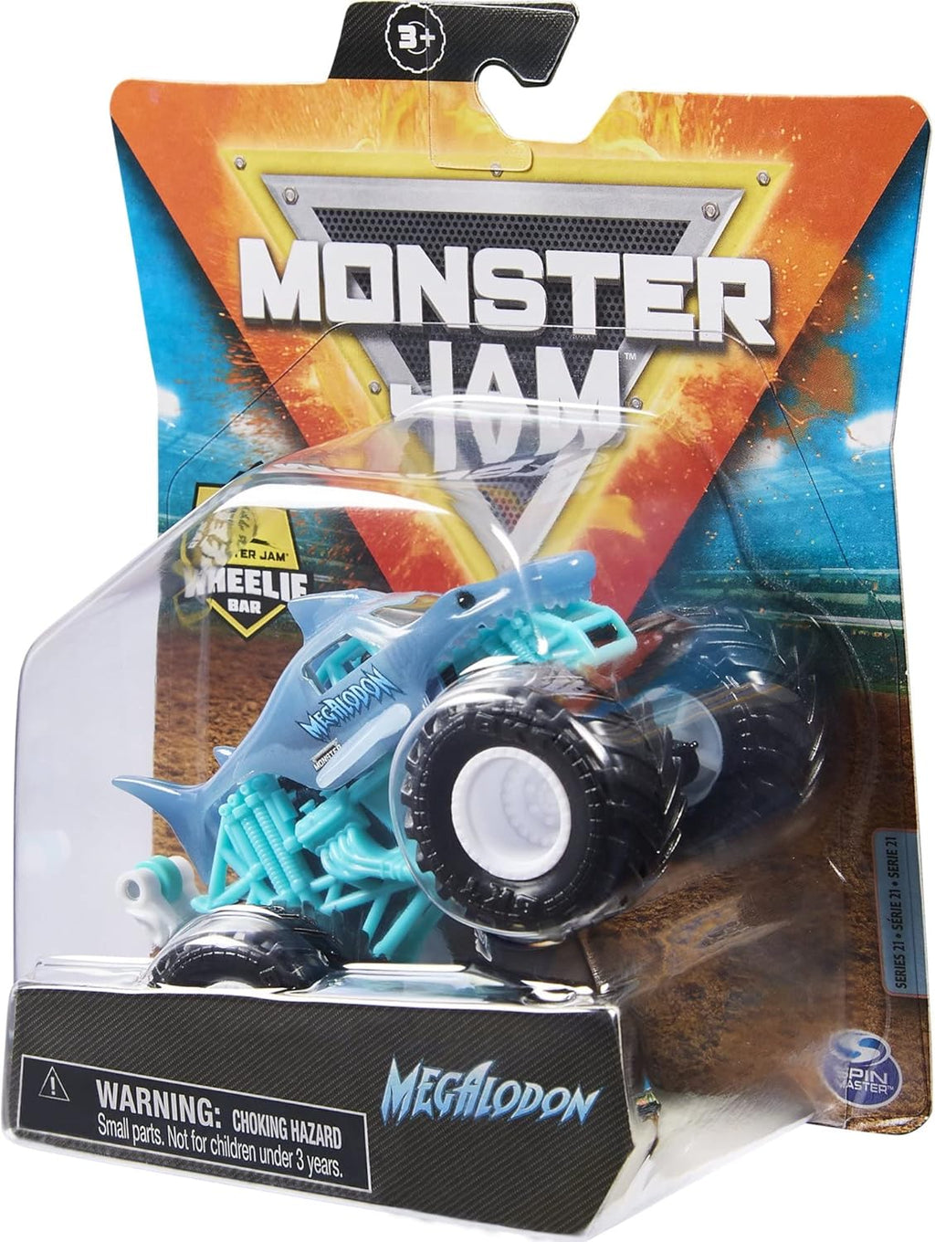 1:64 Diecast Monster Truck with Wheelie Bar G89732