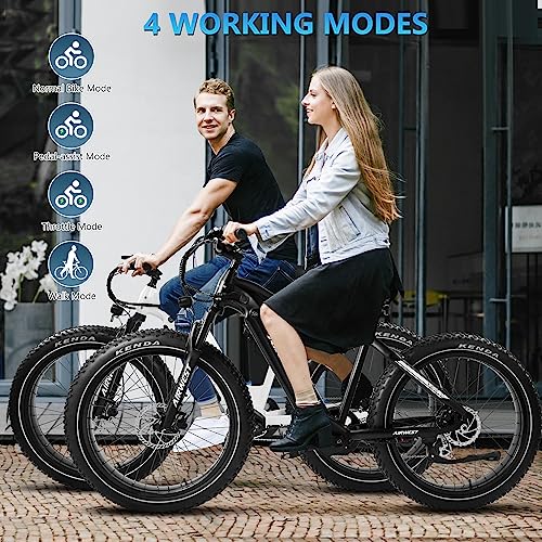 1000W BAFANG Motor 48V 15Ah LG Battery 26" x4.0 Fat Tire Electric Bicycle with Hydraulic Disc Brakes B430983