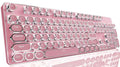 Pink Wireless Mechanical Keyboard with White Backlit Q45573