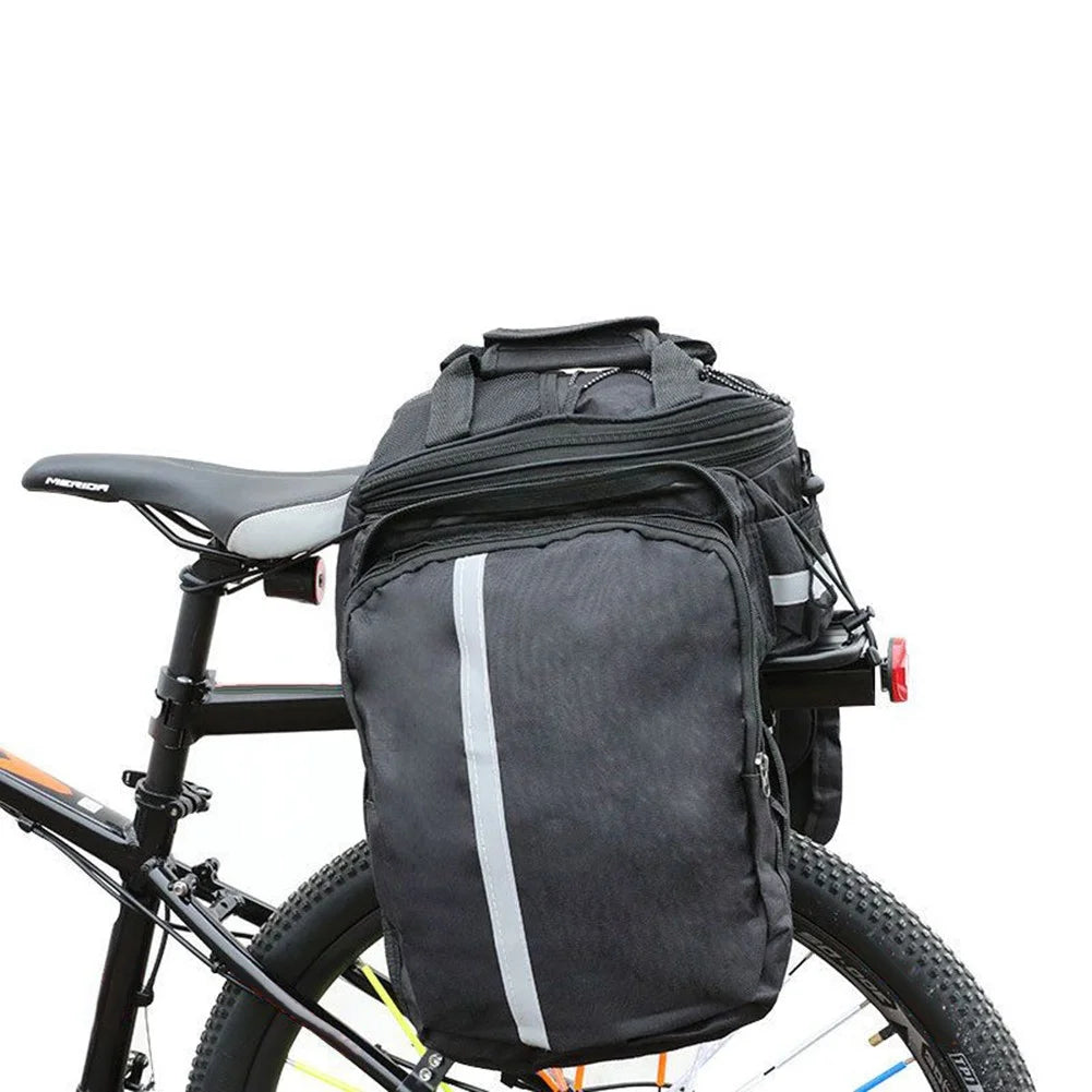 Bicycle Rear Rack Trunk Storage Bag with Reflective Strap S674664