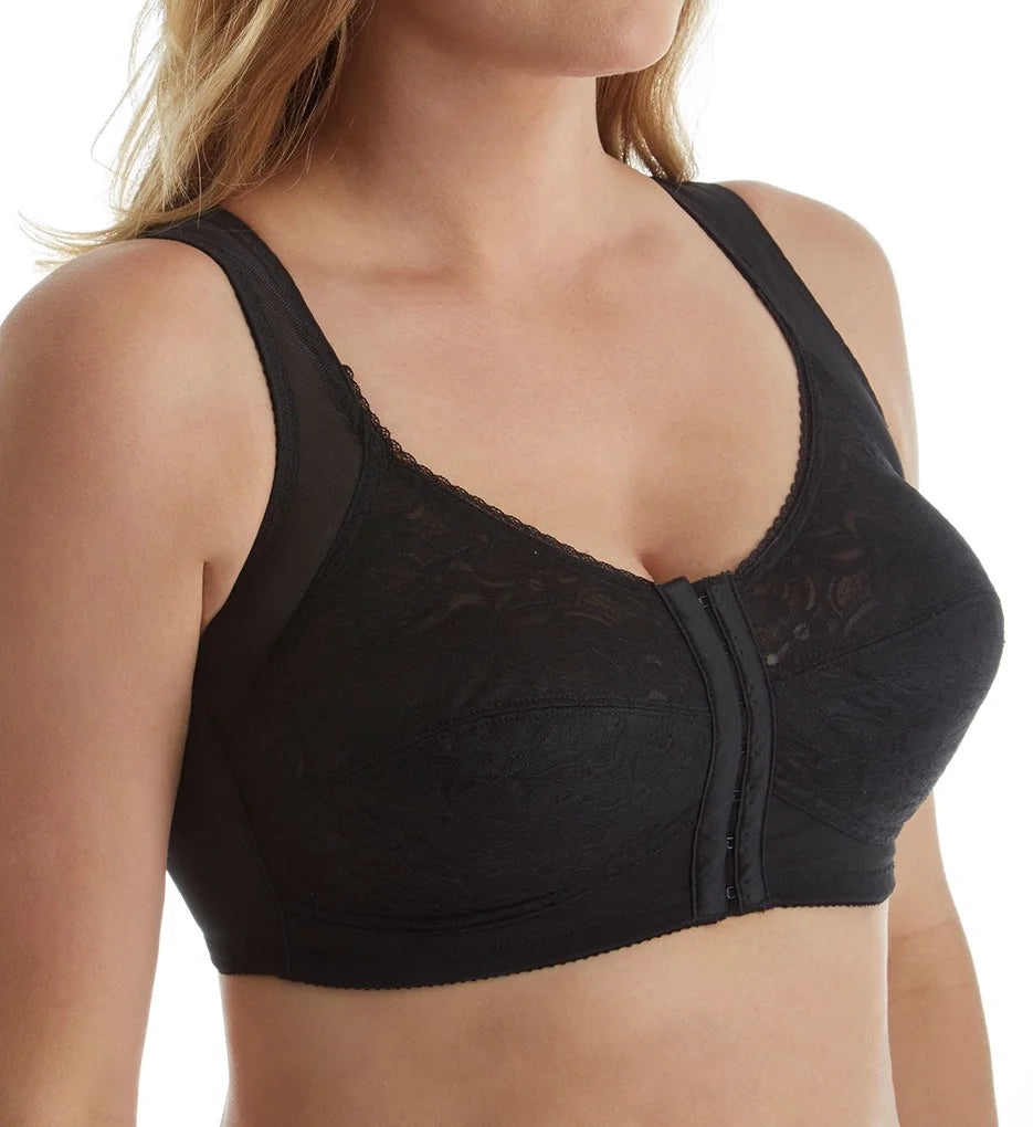 Posture Support Back with Front Closure Bra (White 34B) W128612